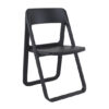 Durham Polypropylene Dining Chair In Black