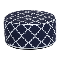 Indoor/Outdoor Inflatable Foot Stool – Navy Blue