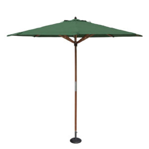 Walsall Polyester Fabric Garden Parasol In Green 2.7m