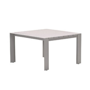 Leonidas Aluminium Garden Dining Table In Taupe